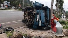 Vụ TNGT xảy ra tại Đại Yên (TP Hạ Long, Quảng Ninh) - Ảnh: Báo Nhân dân