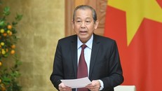 Phó Thủ tướng Trương Hoà Bình, Trưởng Ban Chỉ đạo Cải cách hành chính của Chính phủ phát biểu tại Hội nghị - Ảnh: VGP/Quang Hiếu