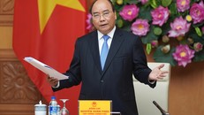 Thủ tướng Nguyễn Xuân Phúc phát biểu tại cuộc làm việc - Ảnh: VGP/Quang Hiếu