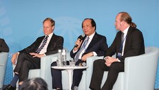 Bộ trưởng, Chủ nhiệm Văn phòng Chính phủ Mai Tiến Dũng phát biểu tại Hội nghị. - Ảnh: VGP