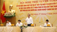 Phó Thủ tướng Thường trực Chính phủ Trương Hoà Bình phát biểu khai mạc Hội nghị. Ảnh: VGP/Lê Sơn