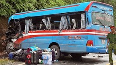 Hiện trường vụ tai nạn - Ảnh: Dân Trí