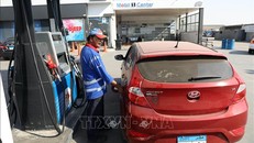 Một trạm xăng ở Cairo, Ai Cập. Ảnh: THX/TTXVN