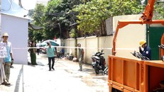 Bị dây điện đứt giật chết khi ngồi cà phê vỉa hè