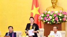 Chủ tịch Quốc hội phát biểu khai mạc Phiên họp thứ 37. Ảnh VGP/ Nhật Bắc.