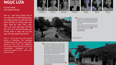 Một trong những nội dung trưng bày “Khát vọng tự do”.