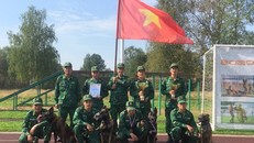 Đội tuyển Huấn luyện chó nghiệp vụ đoạt nhiều giải thưởng tại Army Games 2020