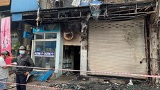 Hiện trường vụ hỏa hoạn