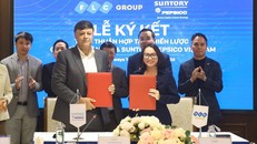 Lễ ký kết thỏa thuận hợp tác chiến lược giữa Tập đoàn FLC và Suntory PepsiCo Vietnam