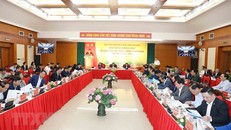 Ban Chỉ đạo Trung ương về phòng, chống tham nhũng tổ chức Hội thảo khoa học "Kết quả công tác phòng, chống tham nhũng giai đoạn 2013-2020" ngày 28/11. (Ảnh: Phương Hoa/TTXVN)