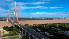 Hạ tầng giao thông ĐBSCL đang hoàn thiện hơn. - Ảnh: VGP/Hoàng Giám