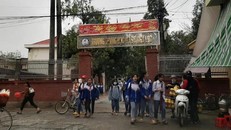 Trường THCS Ngư Lộc (huyện Hậu Lộc, tỉnh Thanh Hóa) - nơi cô Xuyến công tác. Ảnh: DN&TT