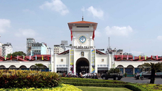 Chợ Bến Thành là biểu tượng văn hóa, mang dấu ấn lịch sử, tồn tại trong ký ức, tâm hồn của người dân TP Hồ Chí Minh. Ảnh: TTXVN