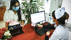 Trường hợp khám chữa bệnh sử dụng hình ảnh thẻ bảo hiểm y tế trên ứng dụng VssID. (Ảnh: PV/Vietnam+)