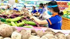 Hàng hóa tại các siêu thị hiện đã khá dồi dào.