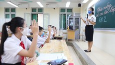 Một tiết học của cô và trò trường THCS Trưng Vương, quận Hoàn Kiếm, Hà Nội.Ảnh minh hoạ: Thành Đạt/TTXVN