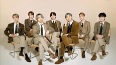 Các thành viên nhóm nhạc nam của Hàn Quốc BTS. Ảnh: YONHAP/TTXVN