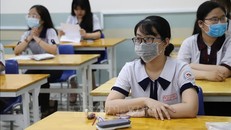 Thí sinh tại điểm thi Trường THPT Lê Quý Đôn (quận 3, TP Hồ Chí Minh). Ảnh minh họa: Hồng Giang/TTXVN