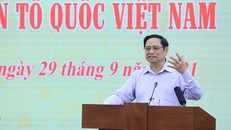 Thủ tướng Chính phủ Phạm Minh Chính: MTTQ Việt Nam và các tổ chức chính trị - xã hội phối hợp chặt chẽ, thường xuyên hơn nữa với Chính phủ trong việc tiếp tục nghiên cứu, hoàn thiện pháp luật về giám sát và phản biện xã hội để phát huy vai trò giám sát của nhân dân.