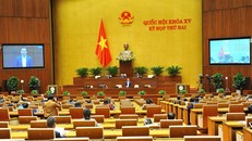 Ngày 8/11, Quốc hội thảo luận về kế hoạch phát triển kinh tế - xã hội và công tác phòng chống dịch. Ảnh: TTXVN