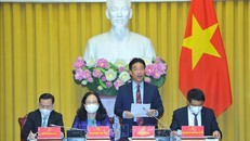 Đồng chí Phạm Thanh Hà, Phó Chủ nhiệm Văn phòng Chủ tịch nước phát biểu tại buổi họp báo. Ảnh: Minh Đức/TTXVN