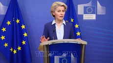 Chủ tịch Ủy ban châu Âu (EC) Ursula von der Leyen. Ảnh tư liệu: THX/TTXVN