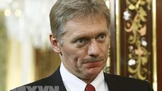 Người phát ngôn Điện Kremlin Dmitry Peskov tại một cuộc họp ở Moskva. (Ảnh: AFP/TTXVN)