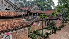 Chùa Tây Phương (tên chữ “Sùng Phúc tự”) là di tích thuộc loại hình kiến trúc nghệ thuật, nằm trên địa phận xã Thạch Xá, huyện Thạch Thất, Hà Nội. Ảnh: Trung Nguyên/Báo Tin tức