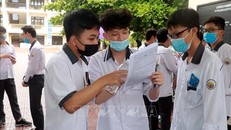 Thí sinh tham dự kỳ thi tốt nghiệp THPT. Ảnh: TTXVN.