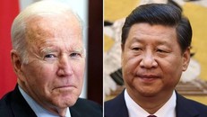 Tổng thống Mỹ Joe Biden (trái) và Chủ tịch Trung Quốc Tập Cận Bình. (Nguồn: Getty Images)