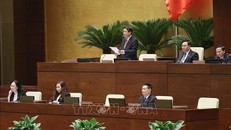 Phó Chủ tịch Quốc hội Nguyễn Đức Hải điều hành phiên họp. Ảnh: Doãn Tấn/TTXVN