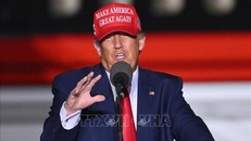 Cựu Tổng thống Mỹ Donald Trump phát biểu tại Latrobe, Pennsylvania, Mỹ, ngày 5/11/2022. Ảnh: AFP/TTXVN