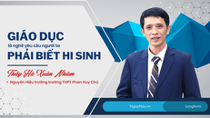 Giáo dục là nghề yêu cầu người ta phải biết hy sinh