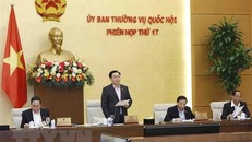 Chủ tịch Quốc hội Vương Đình Huệ phát biểu khai mạc. (Ảnh: An Đăng/TTXVN)