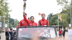Trang trọng Lễ xin lửa, rước đuốc Đại hội thể thao toàn quốc 2022