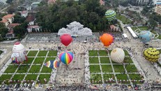 Quảng trường Nguyễn Tất Thành được khởi công xây dựng đầu năm 2012 và hoàn thành vào đúng dịp kỷ niệm 125 năm Ngày sinh Chủ tịch Hồ Chí Minh (19/5/2015). Ảnh: Vũ Quang /TTXVN