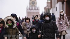 Người dân Nga tại Moskva. (Ảnh: AFP/TTXVN)