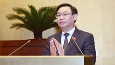 Chủ tịch Quốc hội Vương Đình Huệ phát biểu khai mạc. (Ảnh: Doãn Tấn/TTXVN)