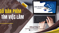 Gõ bàn phím tìm việc làm