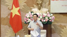 Chủ tịch Quốc hội Vương Đình Huệ phát biểu. (Ảnh: Doãn Tấn/TTXVN) 