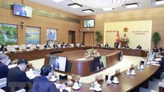 Quang cảnh một phiên họp của Ủy ban Thường vụ Quốc hội. (Ảnh: Doãn Tấn/TTXVN)