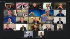 Cuộc họp theo hình thức trực tuyến của Ban Chấp hành Liên đoàn Bóng đá châu Á (AFC) diễn ra chiều 14/8. (Nguồn: VFF)