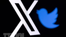 Biểu tượng mạng xã hội X, trước đây là Twitter. Ảnh minh họa: AFP/TTXVN