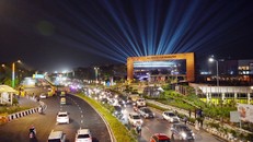 Bharat Mandapam, địa điểm tổ chức hội nghị thượng đỉnh G20. Ảnh: Bloomberg