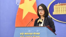 Người phát ngôn Bộ Ngoại giao Phạm Thu Hằng. Ảnh tư liệu: TTXVN phát