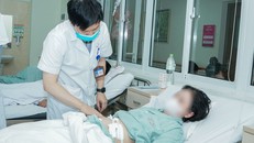 Bệnh nhân đã được mổ thành công và đang hồi phục. Ảnh: BV