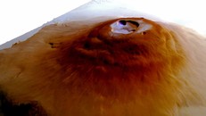 Phát hiện bất ngờ về hiện tượng sương giá trên đỉnh núi lửa của Sao Hỏa