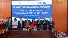 SHB và Học viện Ngân hàng hợp tác toàn diện phát triển nguồn nhân lực chất lượng cao