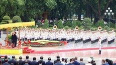 Lễ đón chính thức Tổng thống LB Nga Vladimir Putin thăm cấp Nhà nước tới Việt Nam