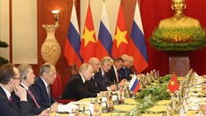 Tổng Bí thư Nguyễn Phú Trọng hội đàm với Tổng thống Liên bang Nga Vladimir Putin